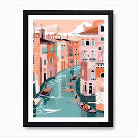 Venice 2, Italy Illustration Art Print