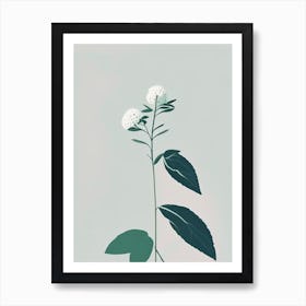 Mountain Mint Wildflower Simplicity Art Print