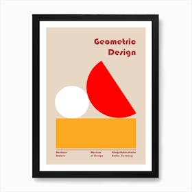 Geometric Design Bauhaus 1 Art Print