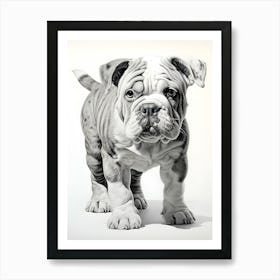 Puppy Portrait Perfection Art Print