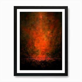 Bubbling Fire and Brimstone to the Sky Art Print