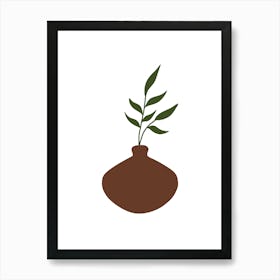 Plant In A Pot 3 Art Print