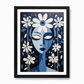 Blue Flower 1 Art Print