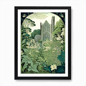 Tresco Abbey Gardens, United Kingdom Vintage Botanical Art Print