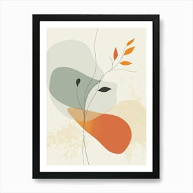 Abstract Leaves 2 Art Print