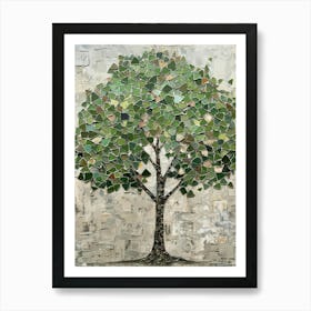 Mosaic Tree Art Print