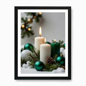 Christmas Candles Affiche