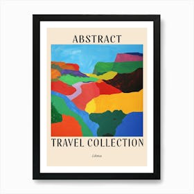 Abstract Travel Collection Poster Liberia Art Print