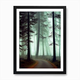 Road In The Forest 8 Art Print