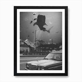 Underwater In The Sky Art Print