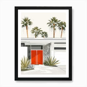 Palm Springs Home 2 Art Print