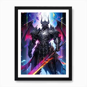 Demon Warrior Art Print