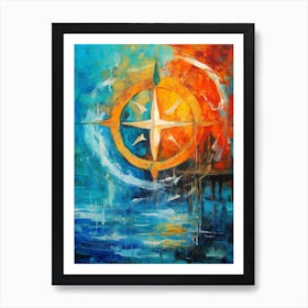 Zodiac Aquarius Art Print Art Print