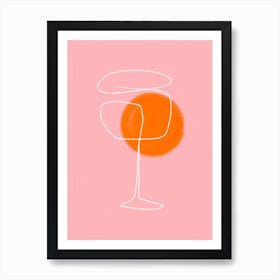 Spritz Drink Art Print