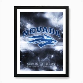 Nevada Wolf Pack Art Print
