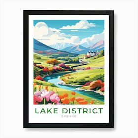 England Lake District Travel Art Print