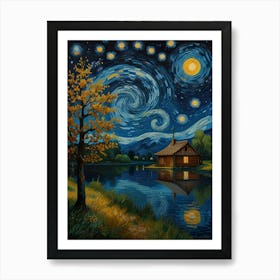 Starry Night 51 Art Print