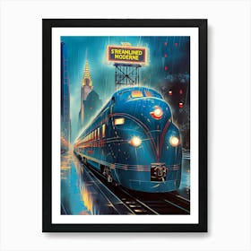 Nyc Subway Train Art Print