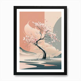 Cherry Blossom Tree 10 Art Print