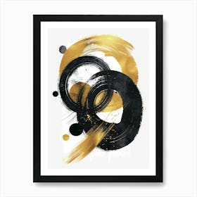 Black And Gold Canvas Print 29 Art Print