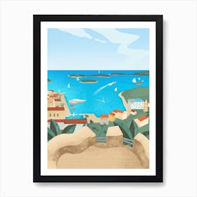 Hvar island Art Print