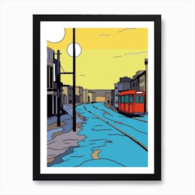 Minimal Design Style Of London, United Kingdom 4 Art Print