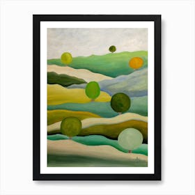 Back To The Green Fields Art Print