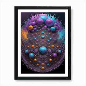 Fractal Sphere~Escape Clause ~Reimagined Art Print