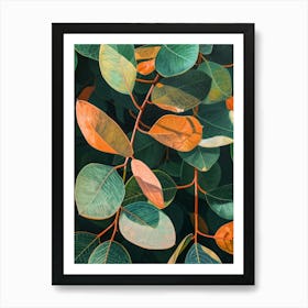 Eucalyptus Leaves 15 Art Print