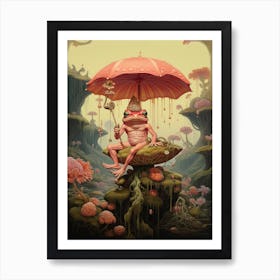 Flying Frog Surreal 2 Art Print