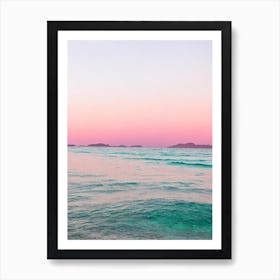 Tanjung Rhu Beach, Langkawi Island, Malaysia Pink Photography  Art Print