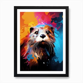 Animal wall art illustration art painting Art Print