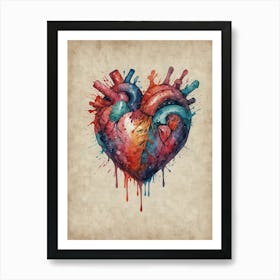 Heart Of Gold 6 Art Print