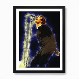 Spirit Of Liam Gallagher Oasis Band Art Print