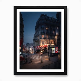 Paris At Night Art Print