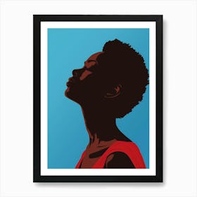 Afro-American Woman 33 Art Print