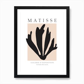 Matisse Galerie D'exposition Papier Decoupe Minimalist artwork 12 Art Print