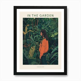 In The Garden Poster Pukekura Park New Zealand 4 Art Print