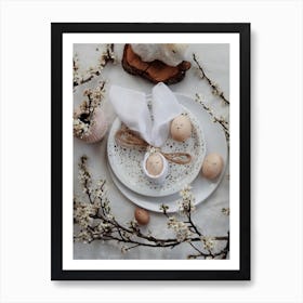 Easter Table Setting 11 Art Print