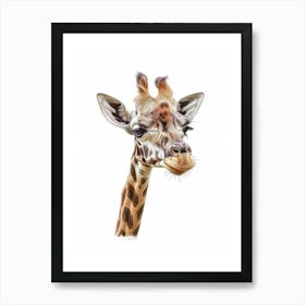 Giraffe 91 Art Print