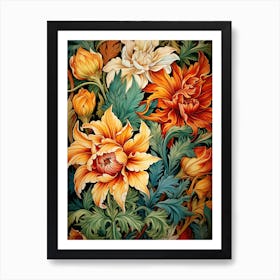 Floral Pattern 10 Art Print