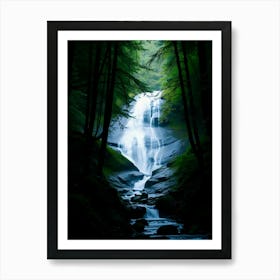 Waterfall In The Woods 3 Art Print