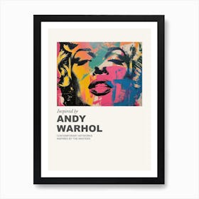 Museum Poster Inspired By Andy Warhol 2 Art Print