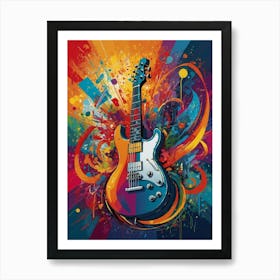 Electric Guitar Art Print