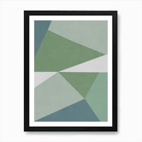 Geometric Triangles - GC01 Art Print