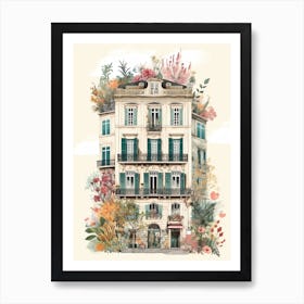 House Of Flowers Lisbon 2 Art Print