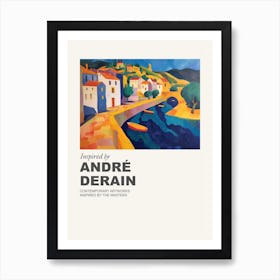 Museum Poster Inspired By Andre Derain 1 Art Print