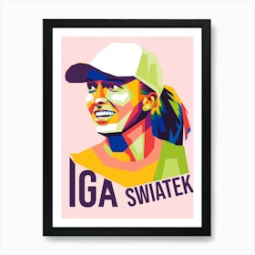 iga swiatek wpap Art Print