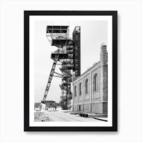 Social Modernism Old Mining Tower Art Print