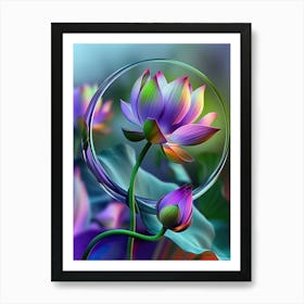 Lotus Flower 126 Art Print